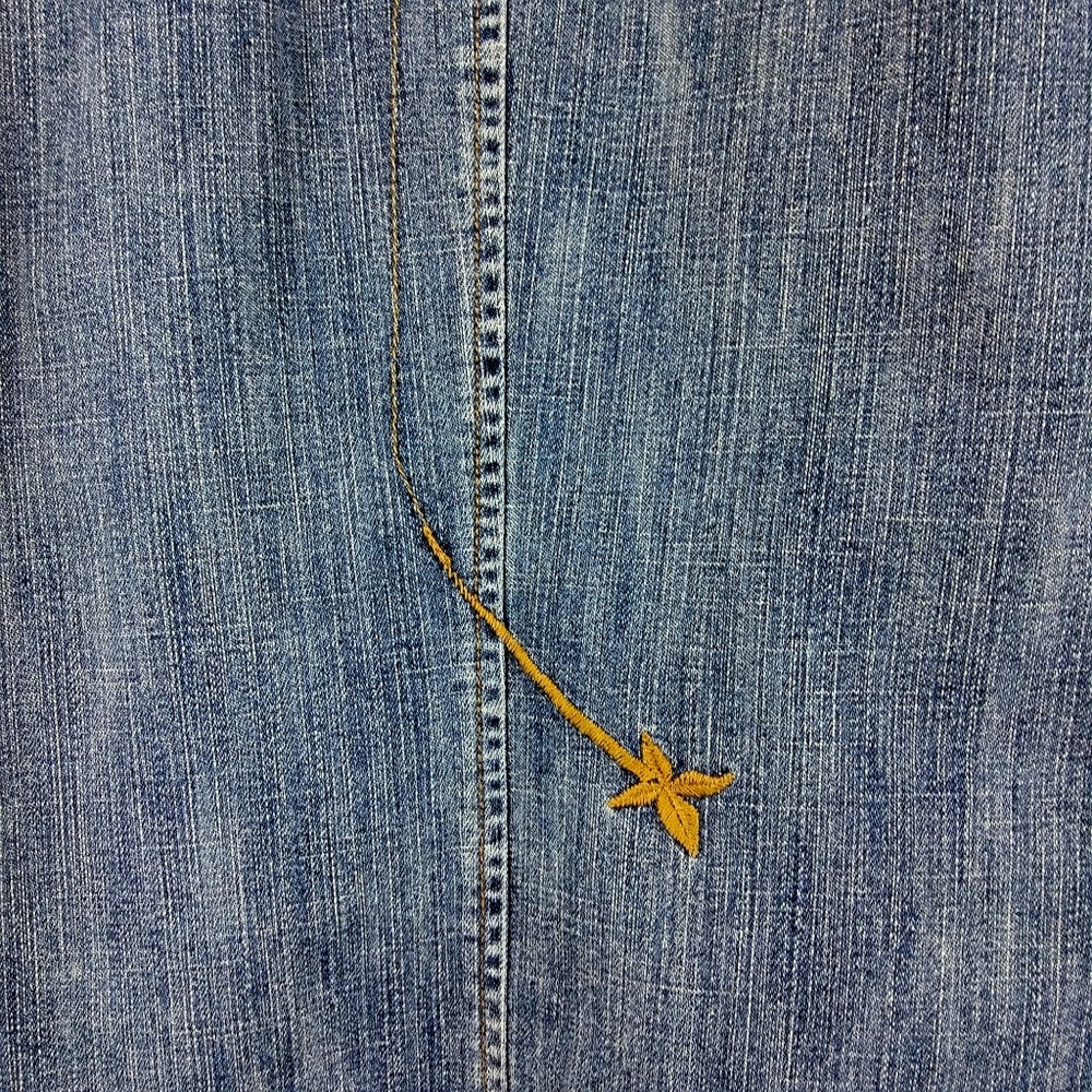 Sigrid Olsen Womens beaded denim jacket - Picture 3 of 6